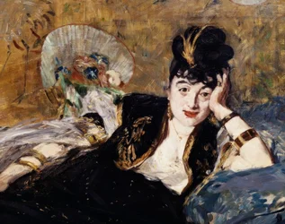 The Lady with Fans